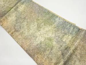 佐賀錦波に山模様織出し袋帯